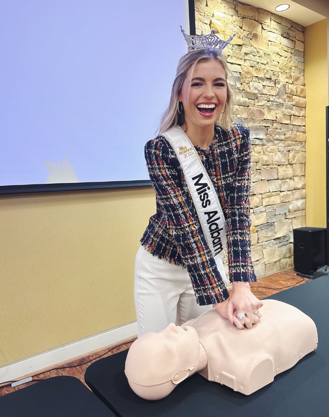 Miss Alabama 2024 CPR Certified